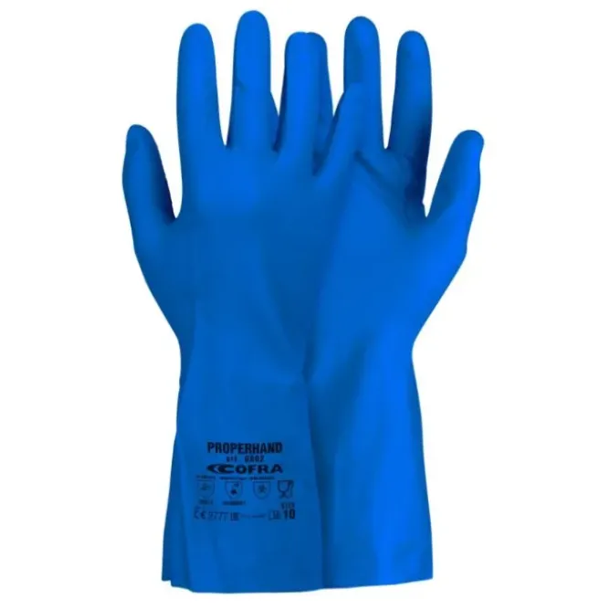 12 - Guanti da Lavoro Cofra Properhand in Nitrile G602-D100