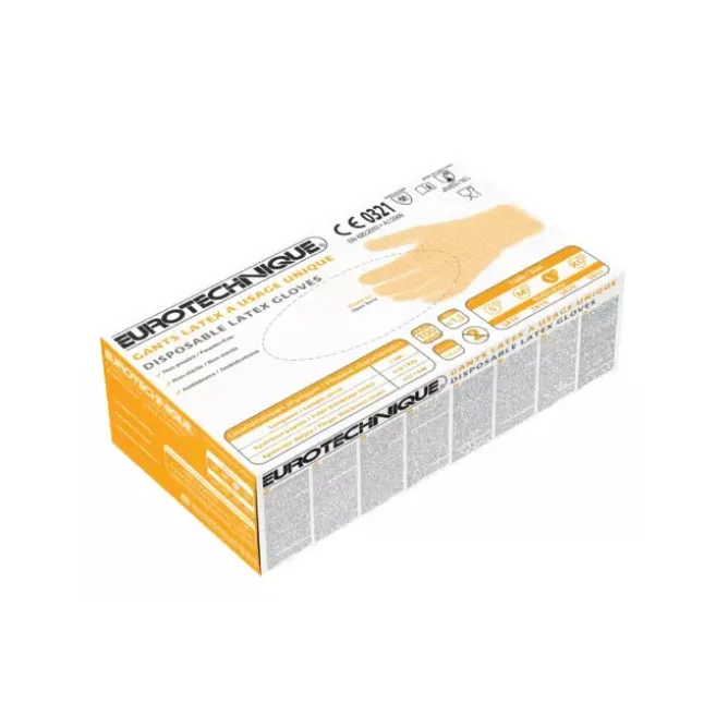 10 Confezioni - Guanti Da Lavoro Coverguard In Lattice Euro-one MO5820 Monouso (100 pezzi)