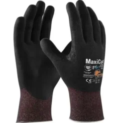 12 Paia - Guanti da Lavoro ATG Maxiflex Cut Ultra 52-6745F Rivestito in Nitrile Touchscreen