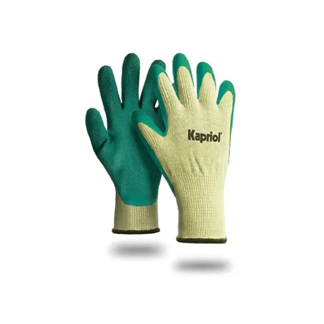12 Paia - Guanti Da Lavoro Antiscivolo Kapriol in Latex Supergrip 128158