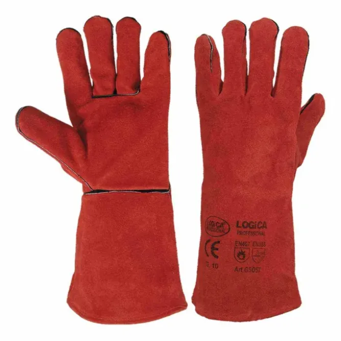 10 Paia - Guanti da lavoro Anticalore per Saldatura Logica GS057-10