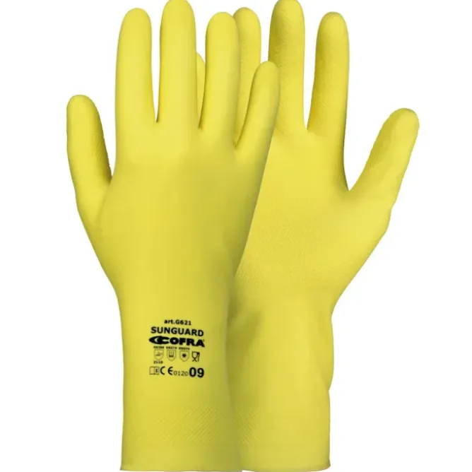 12 Paia - Guanti da Lavoro Cofra Sunguard in Lattice G621-D100