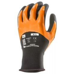 10 Paia - Guanti Da Lavoro Coverguard In Nitrile Eurolite 1NISN Rischi Meccanici