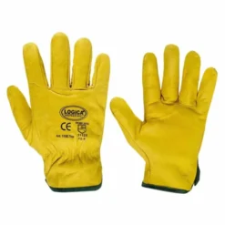 10 Paia - Guanti da Lavoro in Pelle Fiore Logica 115ETOP