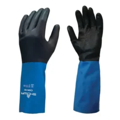 12 Paia - Guanti Showa CHM in Lattice/Neoprene contro i rischi chimici shCHM