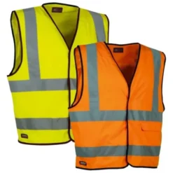 5 Pezzi - Gilet da Lavoro Alta Visibilità Cofra Clear V073-1-B0