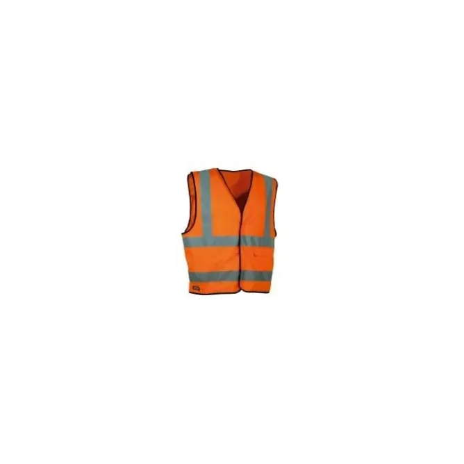 5 Pezzi - Gilet da Lavoro Alta Visibilità Cofra Clear V073-1-B0