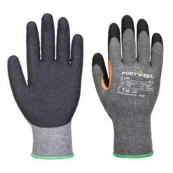 12 Pezzi - Guanti da Lavoro Spalmati Nitrile Antitaglio Antiabrasione Anticalore Stretch Portwest A312