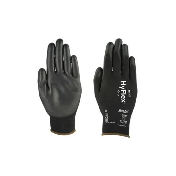 12 Pezzi - Guanti da Lavoro Ansell Guanto Hyflex 48-101 GGU953 Multiuso