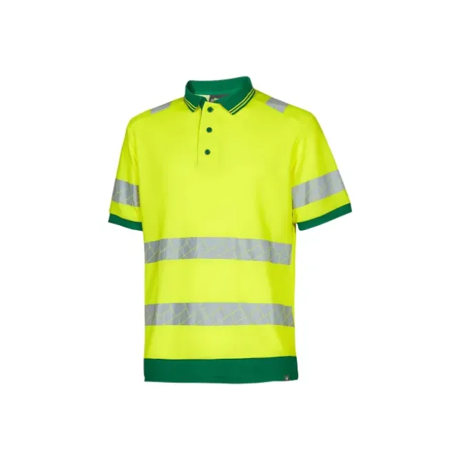 3 Pezzi - Polo da Lavoro Alta Visibilità U-Power Tape WHL388