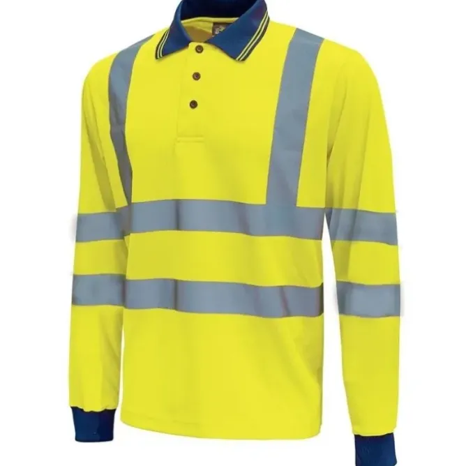 3 Pezzi - Polo da Lavoro Alta Visibilità U-Power Shine HL199YF