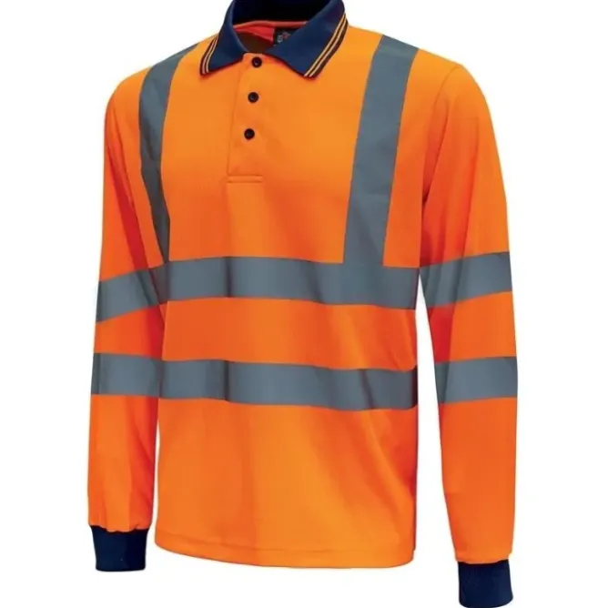 3 Pezzi - Polo da Lavoro Alta Visibilità U-Power Shine HL199YF