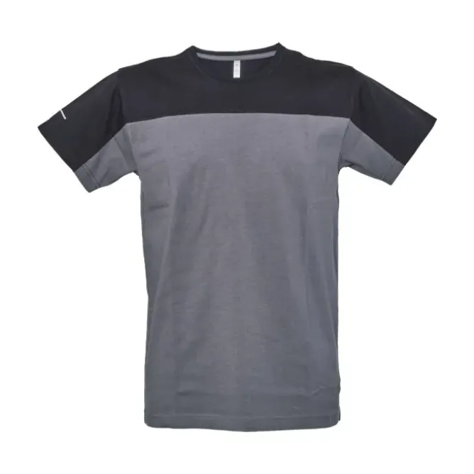 5 Pezzi - T-Shirt collo a V da Lavoro 100% Cotone Bicolore JRC Oviedo 997851