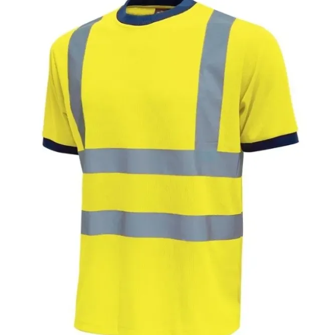 3 Pezzi - T-Shirt da Lavoro Alta Visibilità U-Power Glitter HL197YF