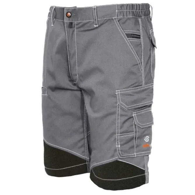 Bermuda da lavoro Extreme ISSA Line Bicolore Multitasche Stretch 8834B