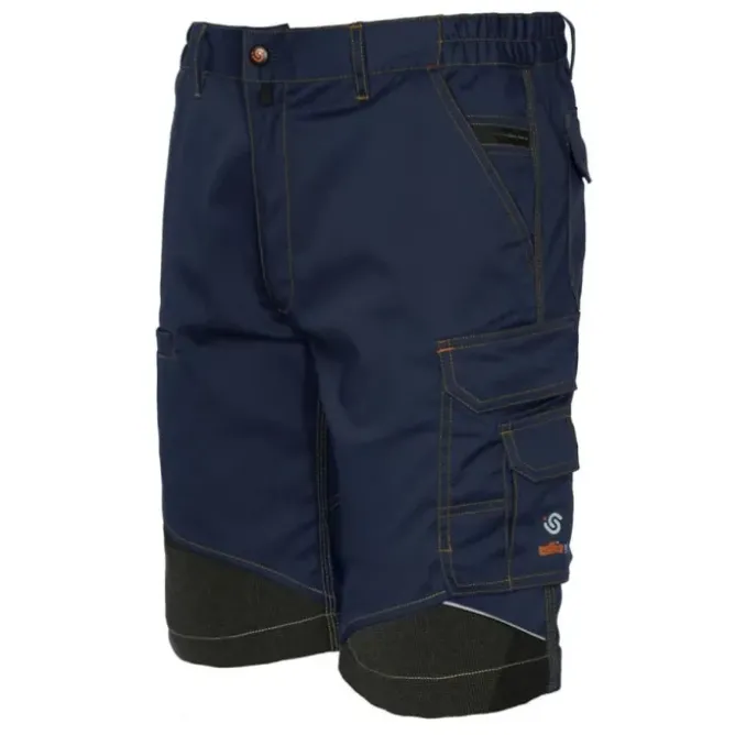Bermuda da lavoro Extreme ISSA Line Bicolore Multitasche Stretch 8834B