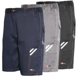 Bermuda da lavoro Start ISSA LINE Stretch 8041B Elasticizzati Multitasche estivi