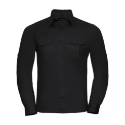 Camicia Da Lavoro a Maniche Lunghe Arrotolata Russell - JE918M