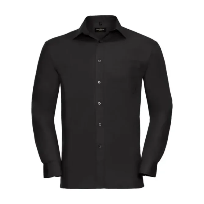 Camicia Da Lavoro a Maniche Lunghe 100% Cotone Russell - JE936M