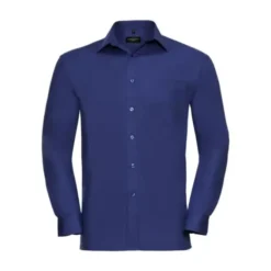 Camicia Da Lavoro a Maniche Lunghe 100% Cotone Russell - JE936M