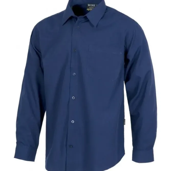 Camicia da lavoro con collo classico a manica lunga - Workteam