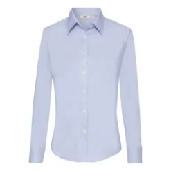 Camicia Da Lavoro Oxford da Donna Manica Lunga Fruit Of The Loom - FR650020