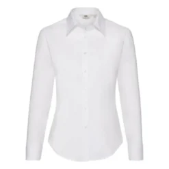Camicia Da Lavoro Oxford da Donna Manica Lunga Fruit Of The Loom - FR650020