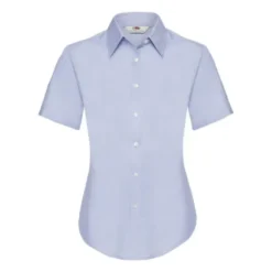 Camicia Da Lavoro Oxford da Donna Manica Corta Fruit Of The Loom - FR650000