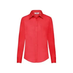 Camicia Da Lavoro Popeline da Donna Manica Lunga Fruit Of The Loom FR650120