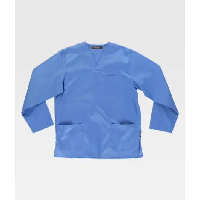 Casacca Corta Collo a V B9210 - Workteam