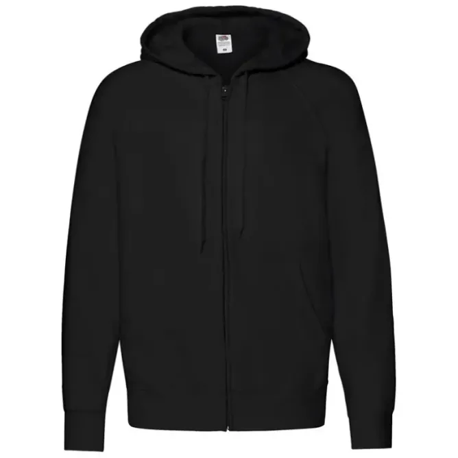 Felpa Da Lavoro Fruit Of The Loom Leggera con Cappuccio e Zip Lunga FR621440