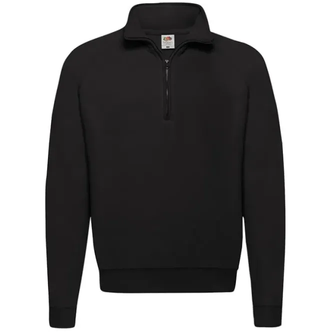 Felpa da Lavoro Fruit of The Loom con Collo a Zip con Fettuccina Classic FR621140