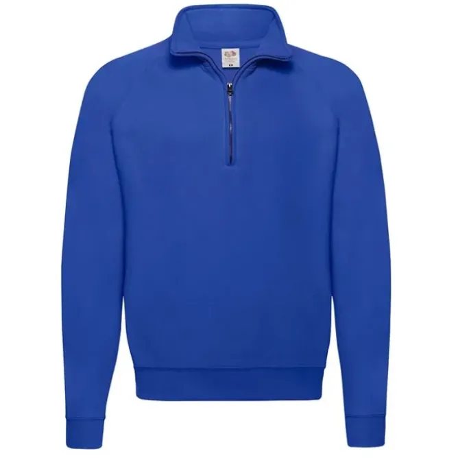 Felpa da Lavoro Fruit of The Loom con Collo a Zip con Fettuccina Classic FR621140