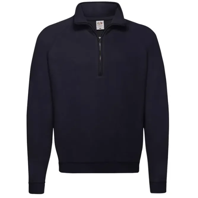 Felpa da Lavoro Fruit of The Loom con Collo a Zip con Fettuccina Classic FR621140