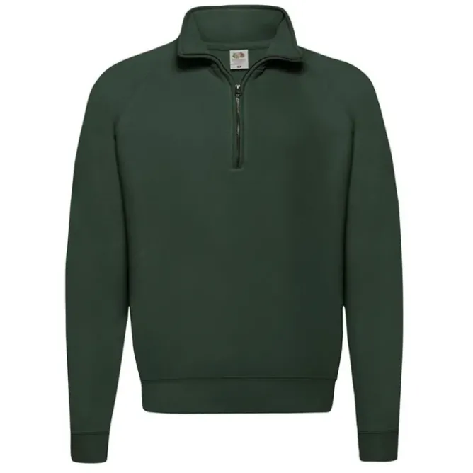 Felpa da Lavoro Fruit of The Loom con Collo a Zip con Fettuccina Classic FR621140