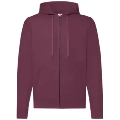 Felpa Da Lavoro Fruit Of The Loom con Cappuccio Foderato e Zip Lunga FR620620