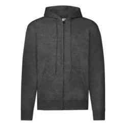 Felpa Da Lavoro Fruit Of The Loom con Cappuccio Foderato e Zip Lunga FR620620