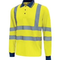 Fuori tutto - 3 Pezzi - Polo da Lavoro Alta Visibilità U-Power Shine HL199YF Taglia 3XL Colore Yellow Fluo