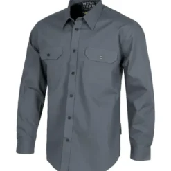 Fuori tutto - Camicia da lavoro rinforzata a manica lunga - Workteam Taglia 48 Colore Grigio