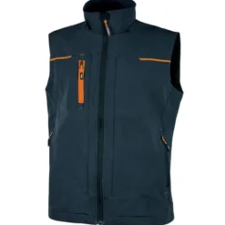Fuori tutto - Gilet da Lavoro Multitasche Stretch Elasticizzato U-Power Saturn PE181BC colore black carbon taglia m