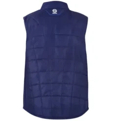 Fuori tutto - Gilet da lavoro Sparco PARAMOUNT con interno in Pile Imbottito Invernale Multitasche - BLU taglia M