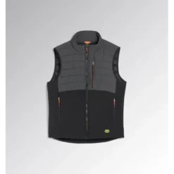 Fuori tutto - Gilet da lavoro Diadora PADDED VEST OSLO HYBRID Multitasche Impermeabile 702.181812 Taglia L Colore Nero