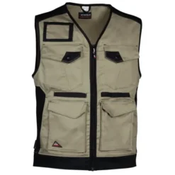 fuori tutto - Gilet da Lavoro Stretch Multitasche Cofra Kunir V616 colore nero taglia 46