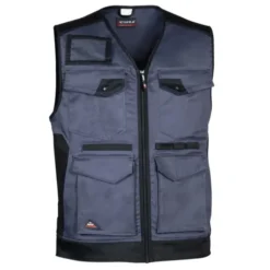 fuori tutto - Gilet da Lavoro Stretch Multitasche Cofra Kunir V616 colore nero taglia 46