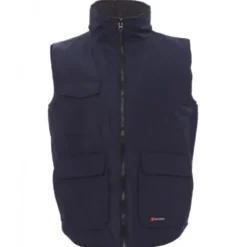 Fuori tutto - Gilet da Lavoro Multitasche con Interno Imbottito Wanted - Payper AY 7140 Taglia L Colore Smoke Nero