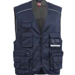 Fuori tutto - Gilet da Lavoro Multitasche Metalfree Sottozero Power E0305 taglia M colore grigio