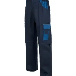 Fuori tutto - Pantaloni Multitasche staccabili con rinforzi sui glutei - Workteam Colore navy azzurro Taglia 46