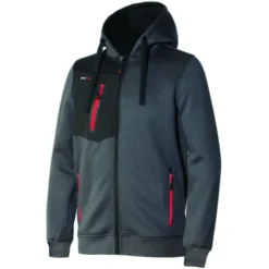 Fuori tutto - Felpa tecnica da Lavoro Multitasche Issa Line Tube 8883B Taglia 4XL Colore Grigio Antracite