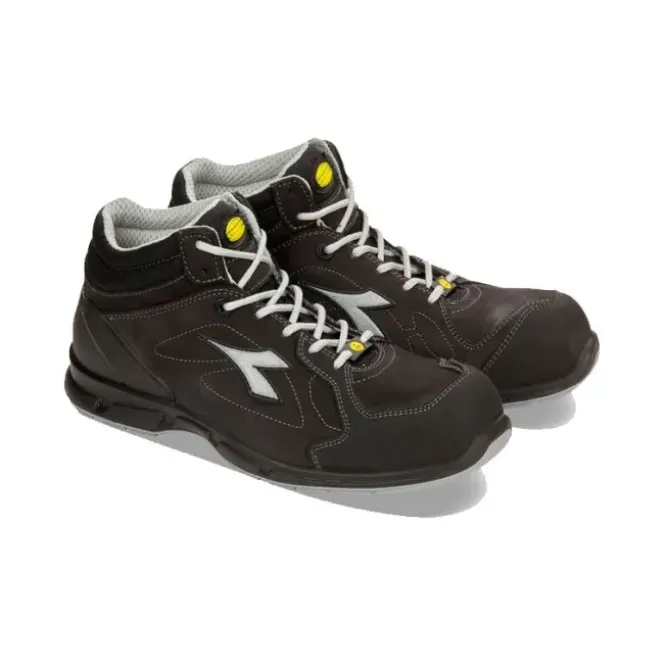 Fuori-Tutto Scarpa da Lavoro Mid-Cut Diadora Flex Mid S3 Src Esd 701.172589 colore nero Numero 36