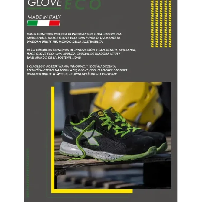 Fuori Tutto - Scarpe antinfortunistiche Diadora - Glove ECO MDS LOW S1P HRO SRC 701.177661 Numero 43